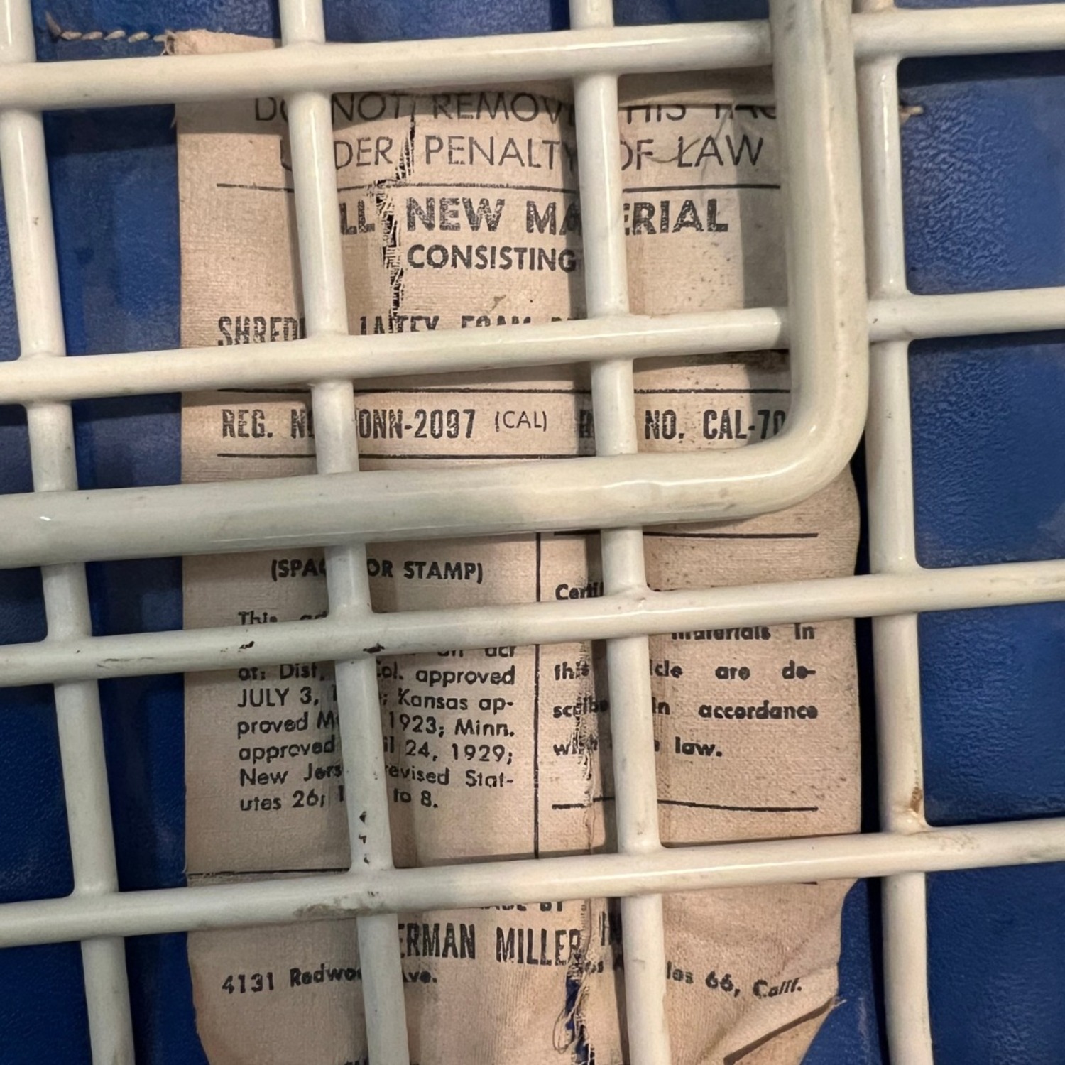 Herman Miller Eames Blue Metal Dining Chairs - image-3