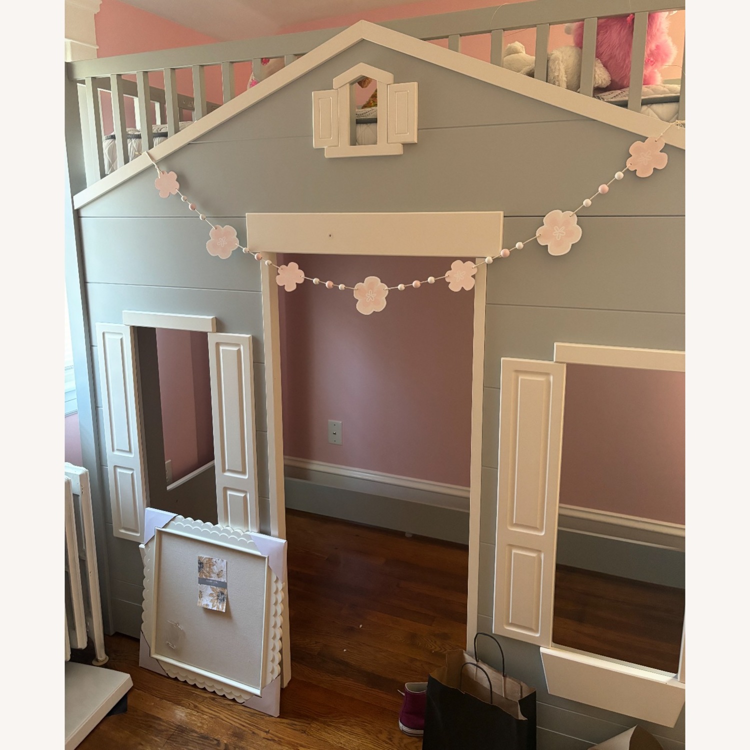 Pottery Barn Kids Playhouse Loft Bed  - image-1