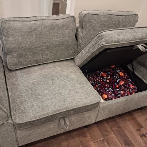 Used 2 Seater Sectional Sofa With Under-seat Storage for sale on AptDeco