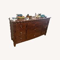 Vintage/Antique Dark Brown Wood Dresser