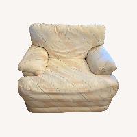 1980s Selig Pastel Overstuffed Lounge Chair
