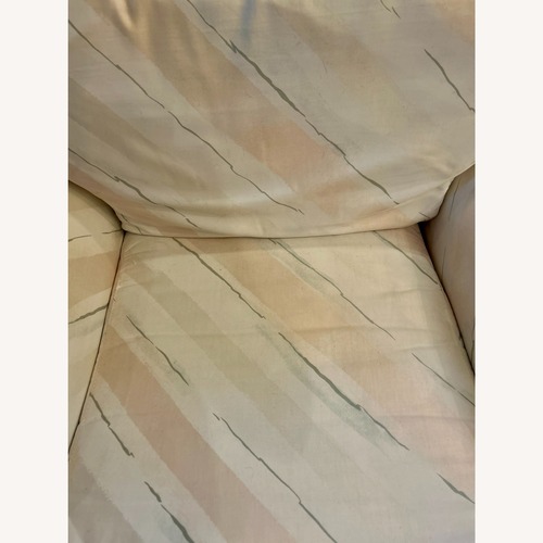 Used 1980s Selig Pastel Overstuffed Lounge Chair for sale on AptDeco