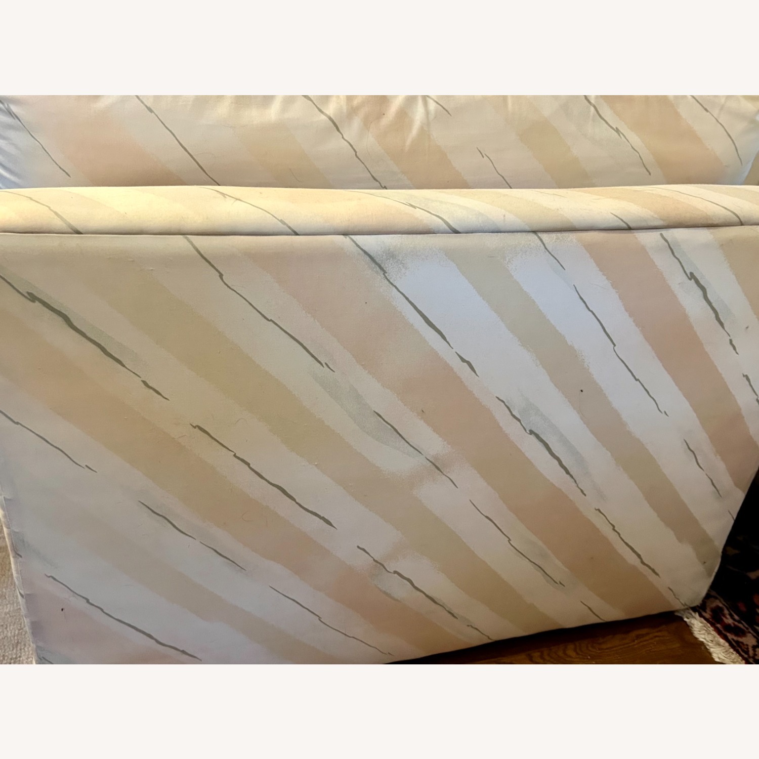 1980s Selig Pastel Overstuffed Lounge Chair - image-5