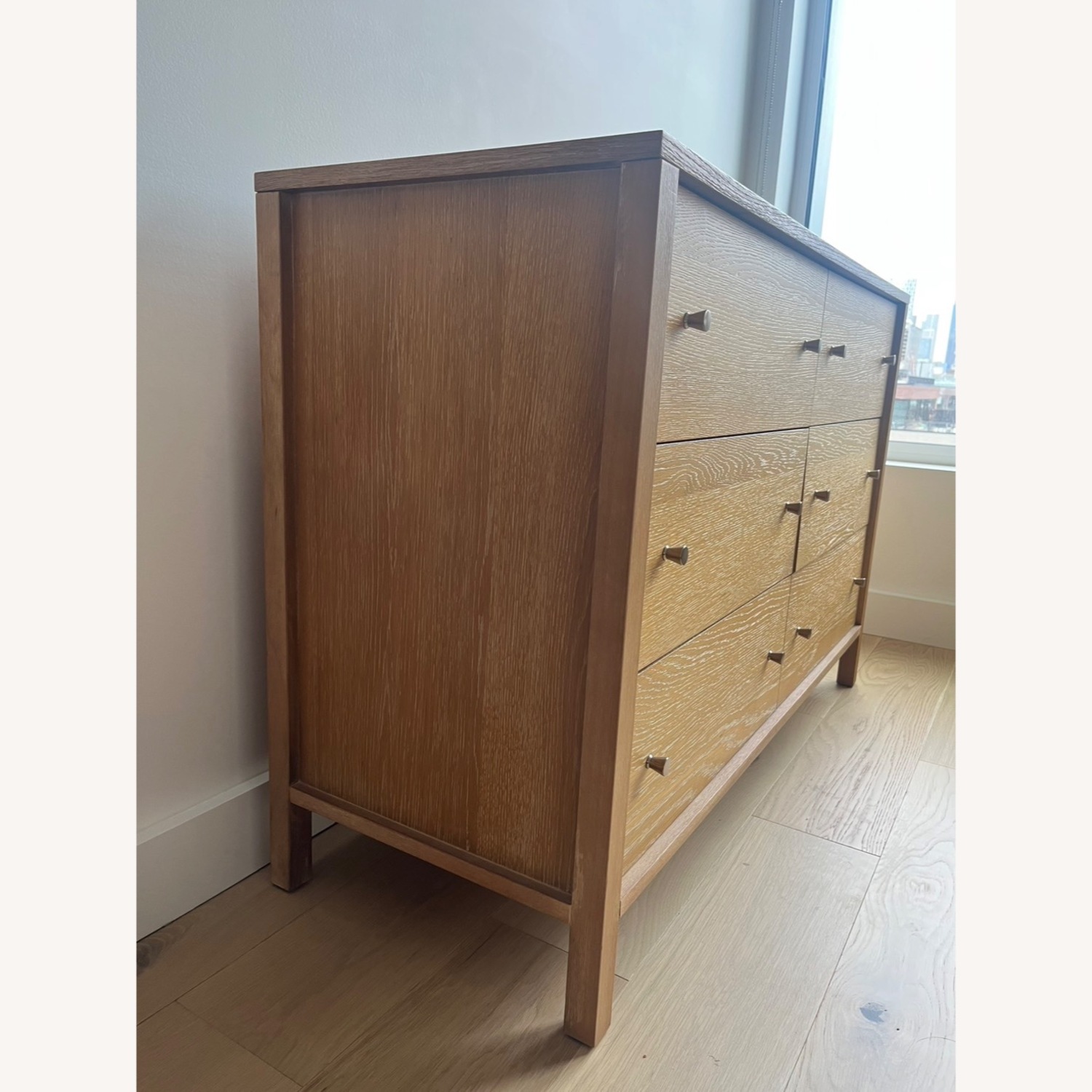 West Elm 6-Drawer Dresser Solid Oak Finish - image-3