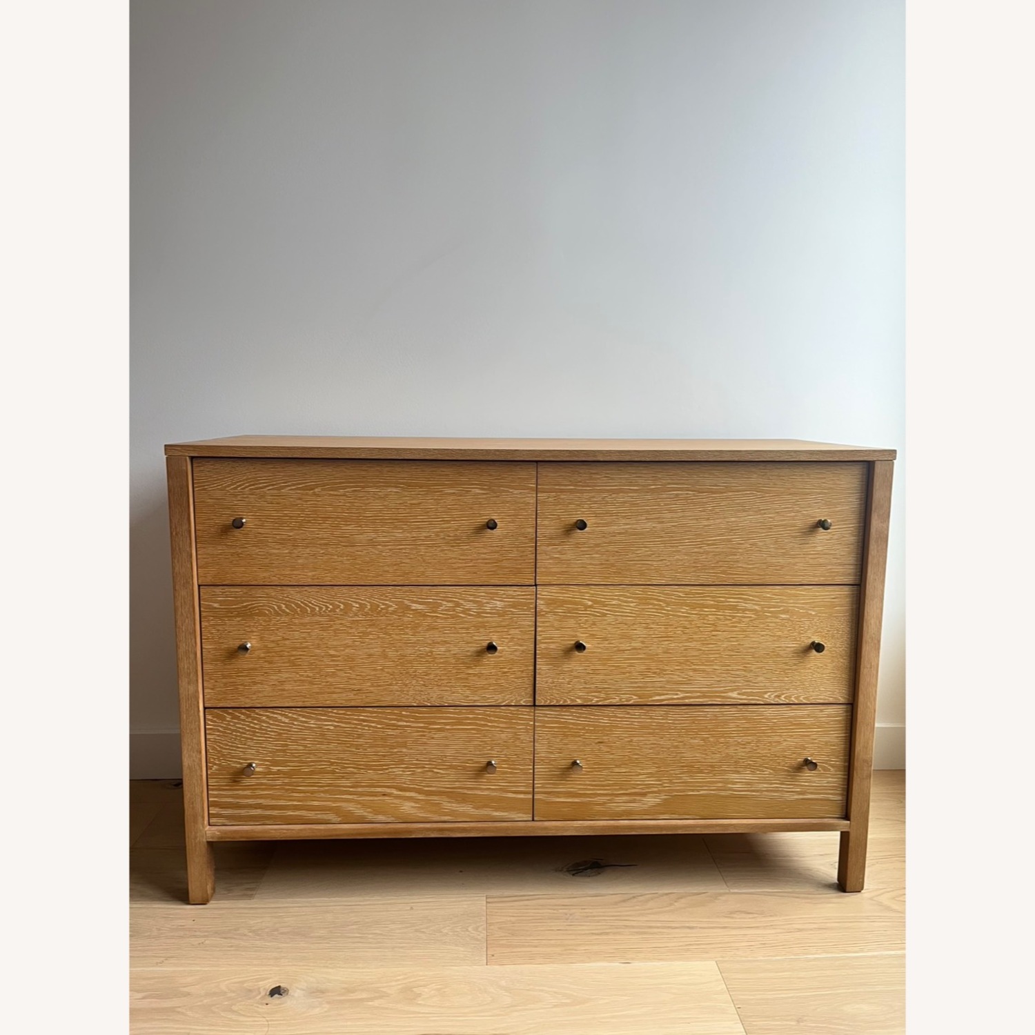 West Elm 6-Drawer Dresser Solid Oak Finish - image-1