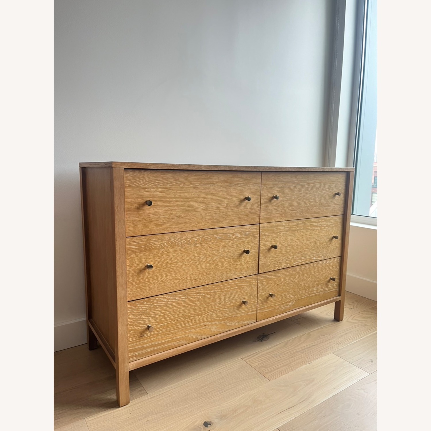 West Elm 6-Drawer Dresser Solid Oak Finish - image-4