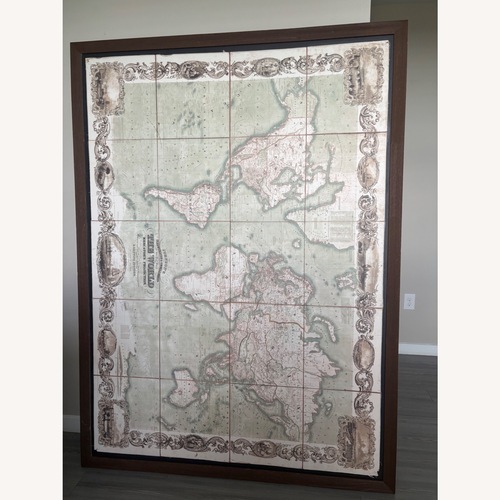 Used Oversized World Map for sale on AptDeco