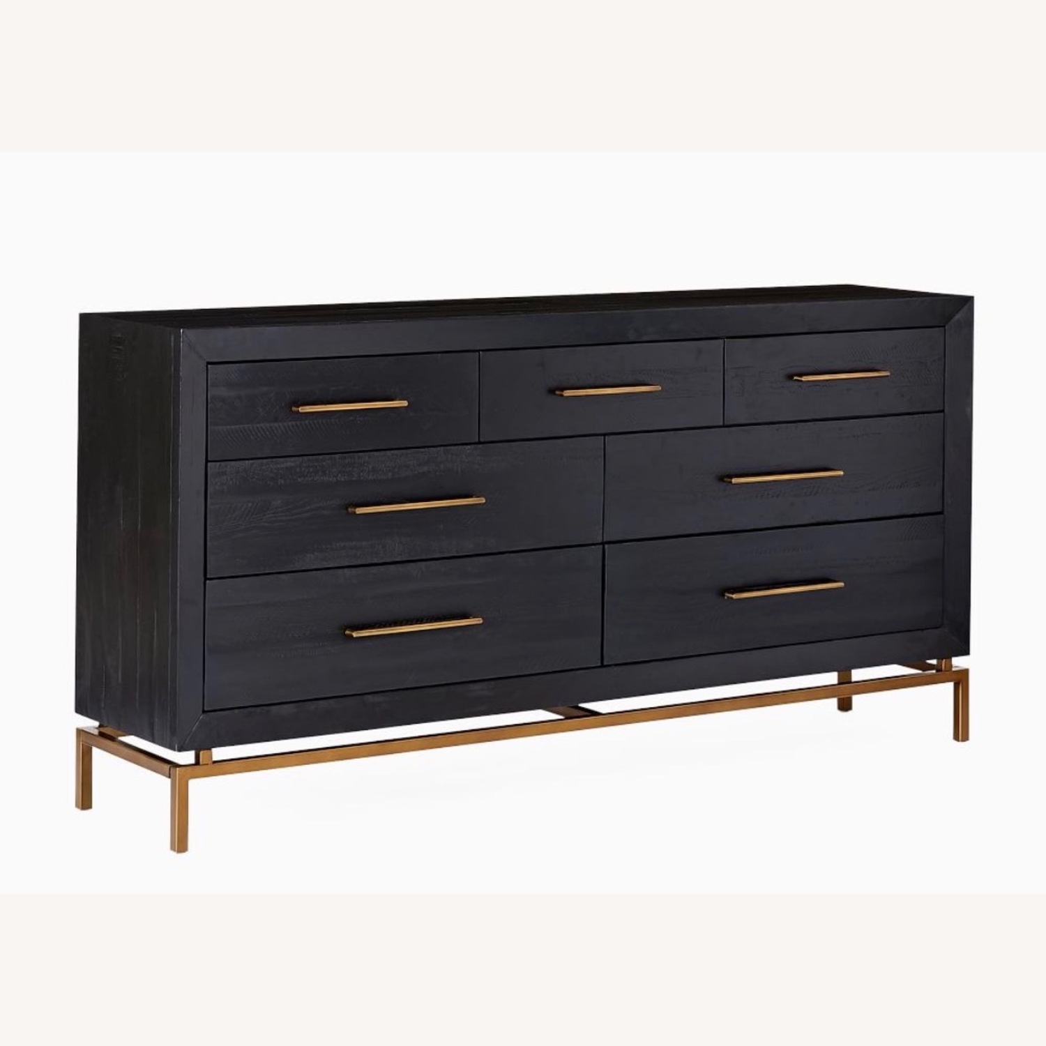West Elm Alexa Black Brass Dresser - image-2