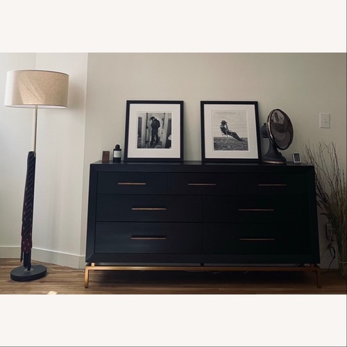 Used West Elm Alexa Black Brass Dresser for sale on AptDeco