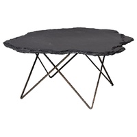 West Elm Forma Lava Stone Coffee Table