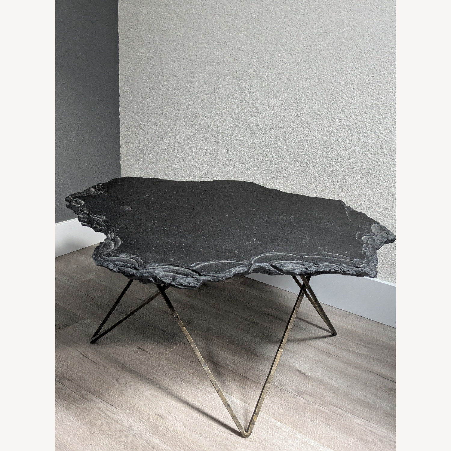 West Elm Forma Lava Stone Coffee Table - image-7