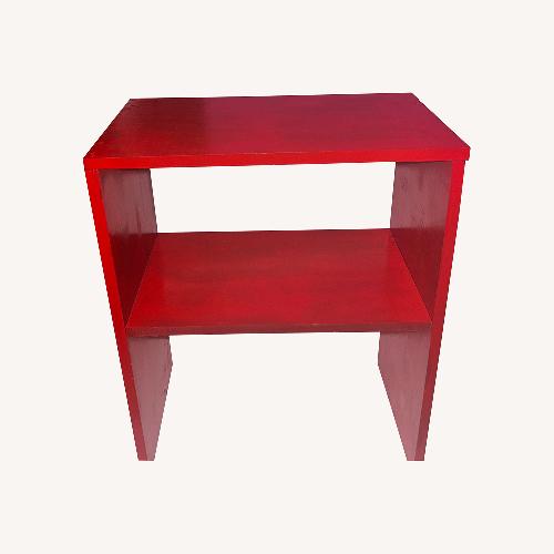Used Red Side Table for sale on AptDeco