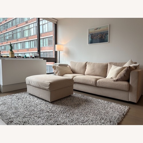 Used IKEA Finnala Light Brown 3+ Seater Sofa for sale on AptDeco