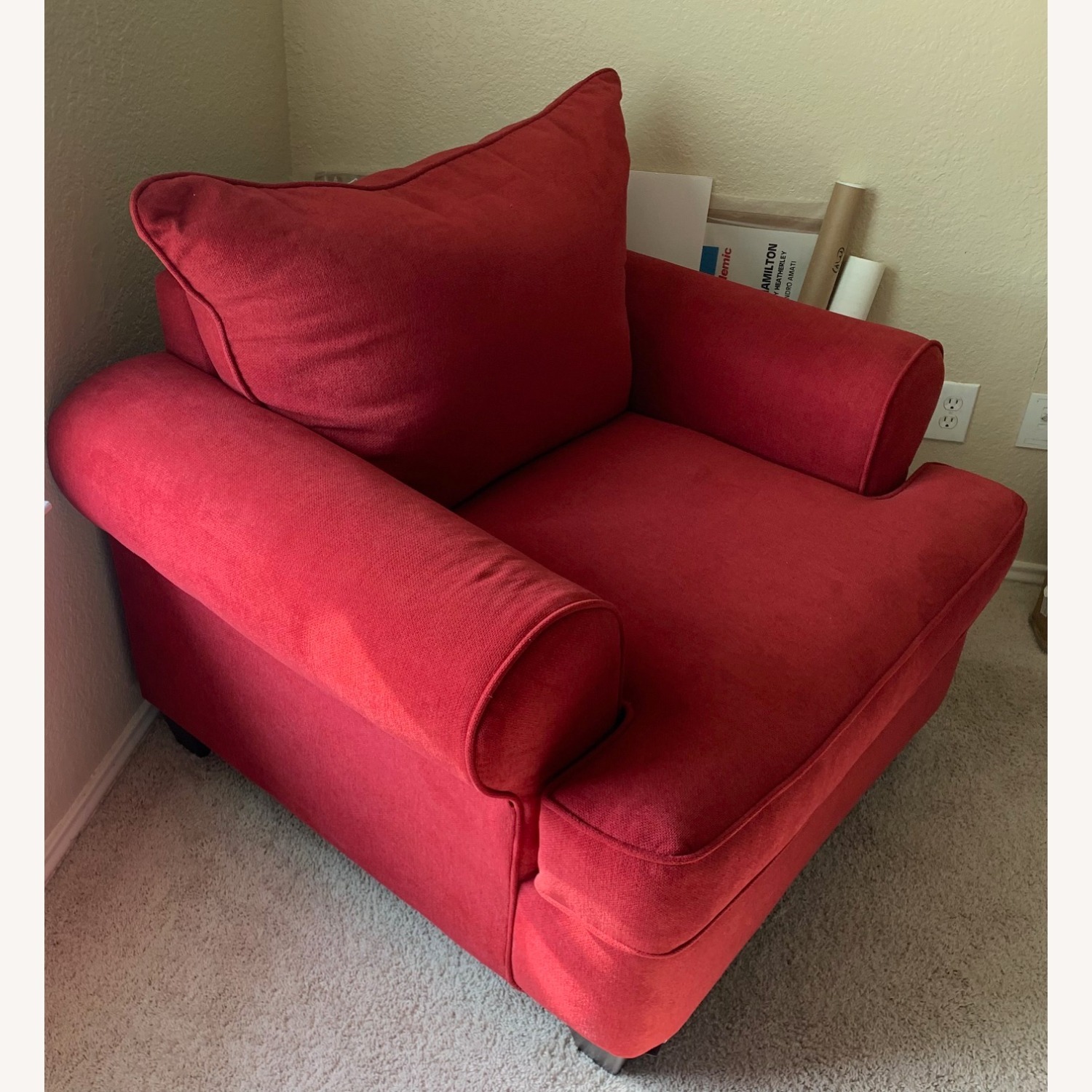 Pair of Peak Living Rooms to Go Red Armchairs - image-14