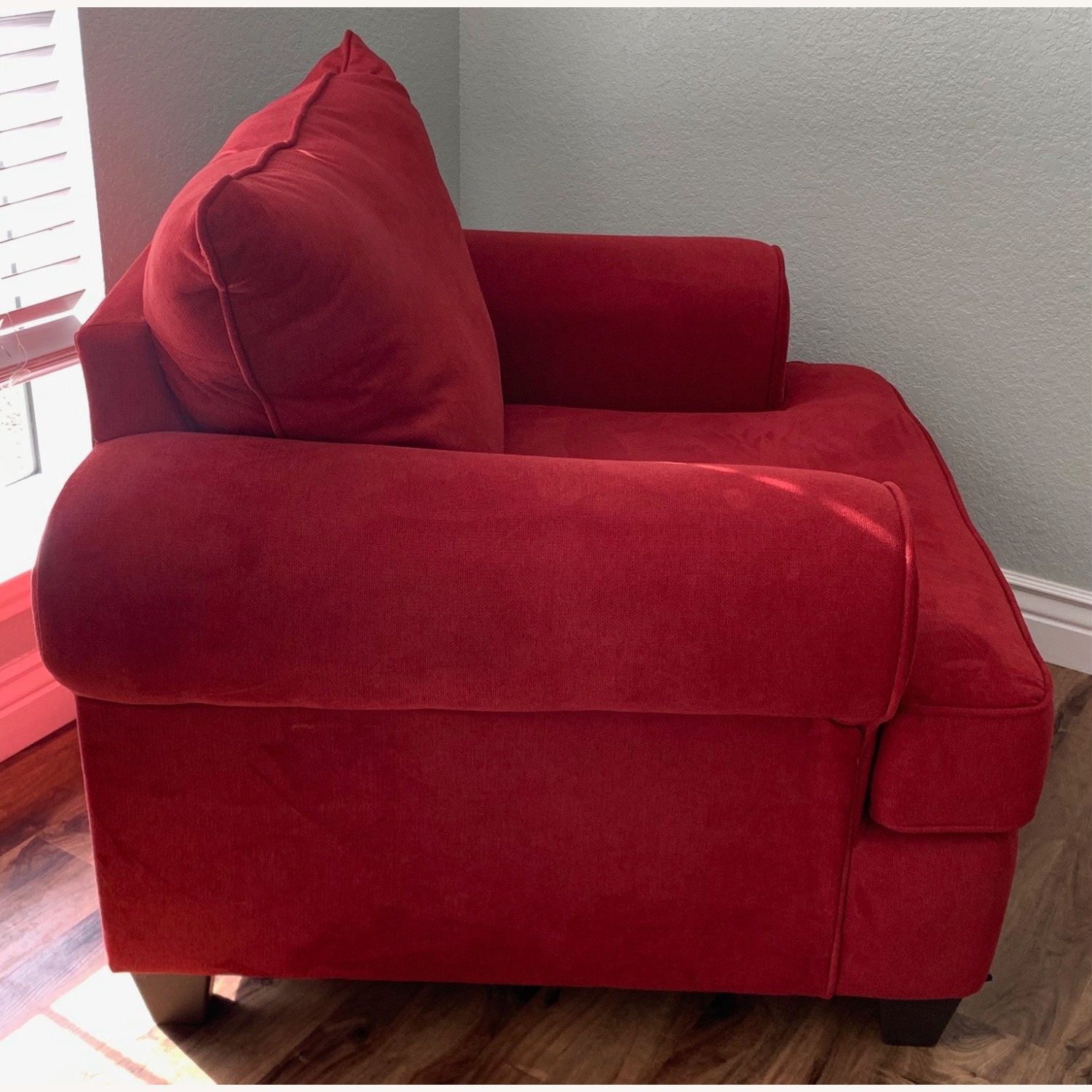 Pair of Peak Living Rooms to Go Red Armchairs - image-2