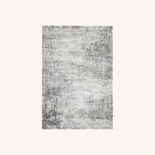 Used IKEA Stangerum Rug High Pile Black White for sale on AptDeco
