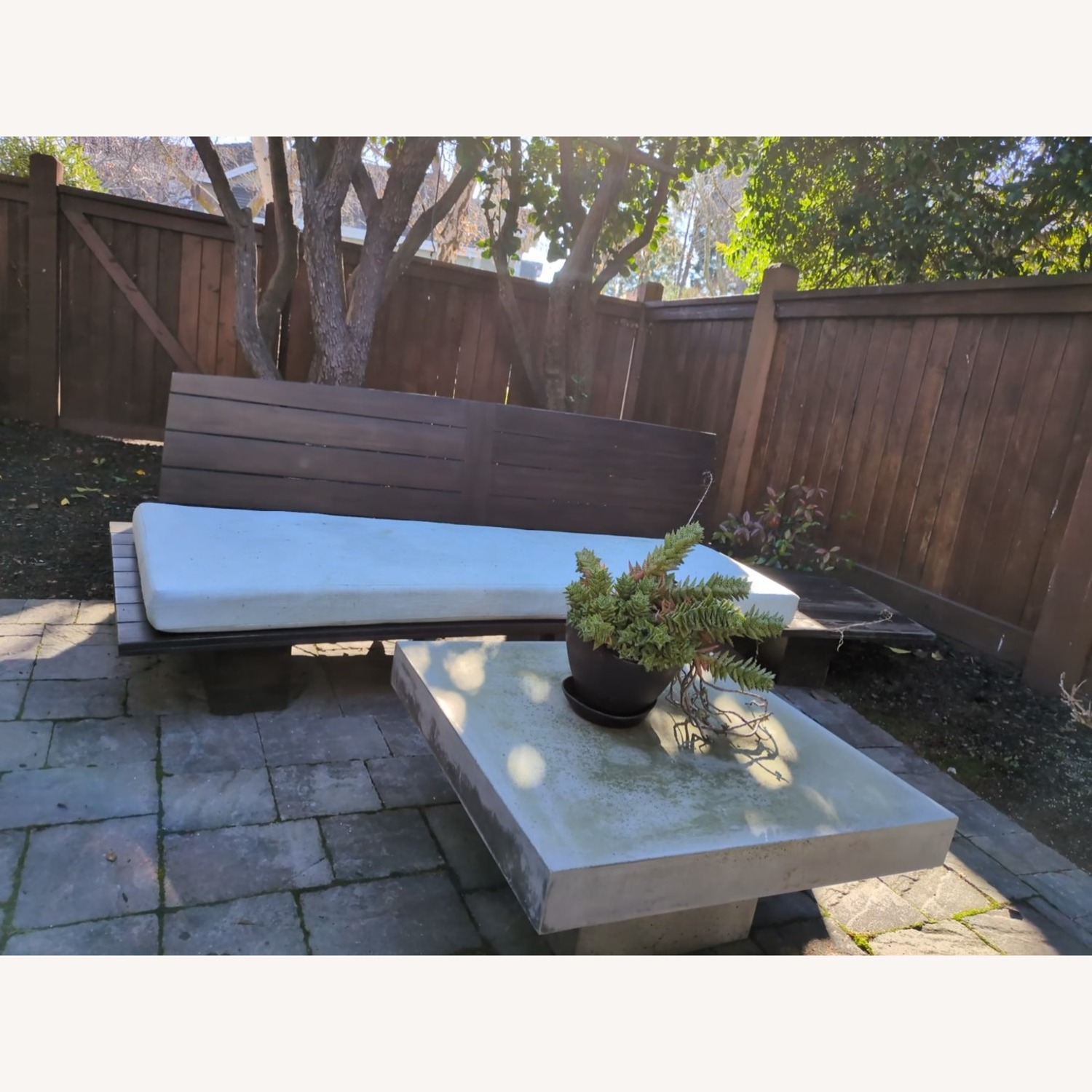 CB2 Element Natural Concrete Coffee Table - image-1