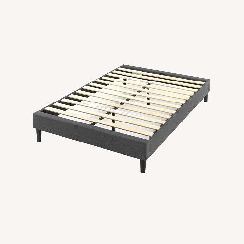 Used Amazon Dark Gray Queen Bed for sale on AptDeco