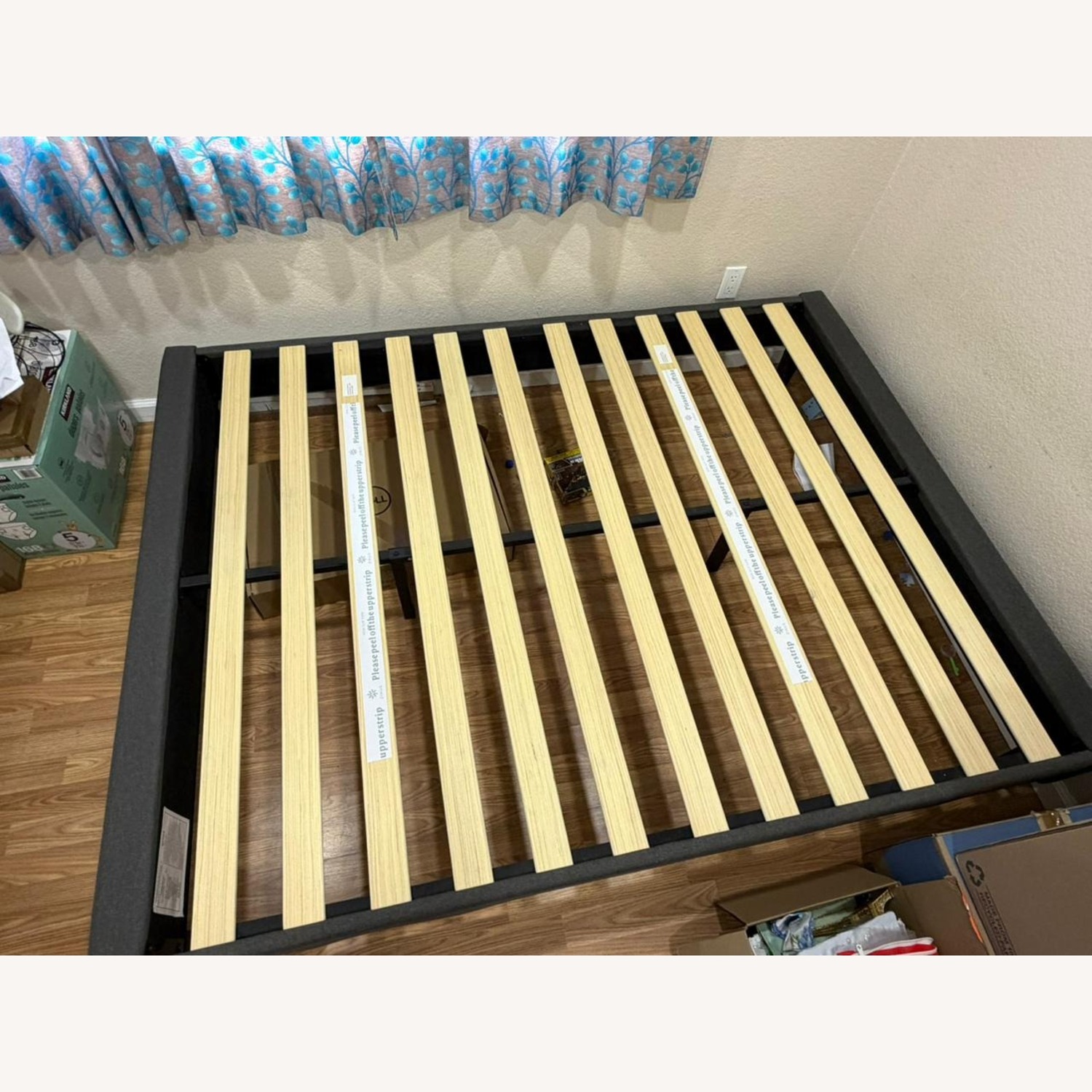 Amazon Dark Gray Queen Bed - image-2