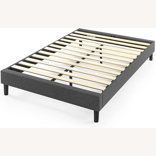 Used Amazon Dark Gray Queen Bed for sale on AptDeco