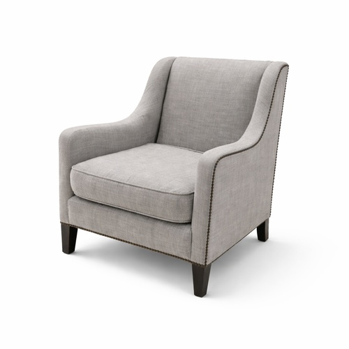 Used Restoration Hardware Easton Linen Club Chair for sale on AptDeco