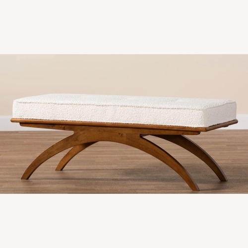Used Baxton Studio Orella Japandi Bench for sale on AptDeco