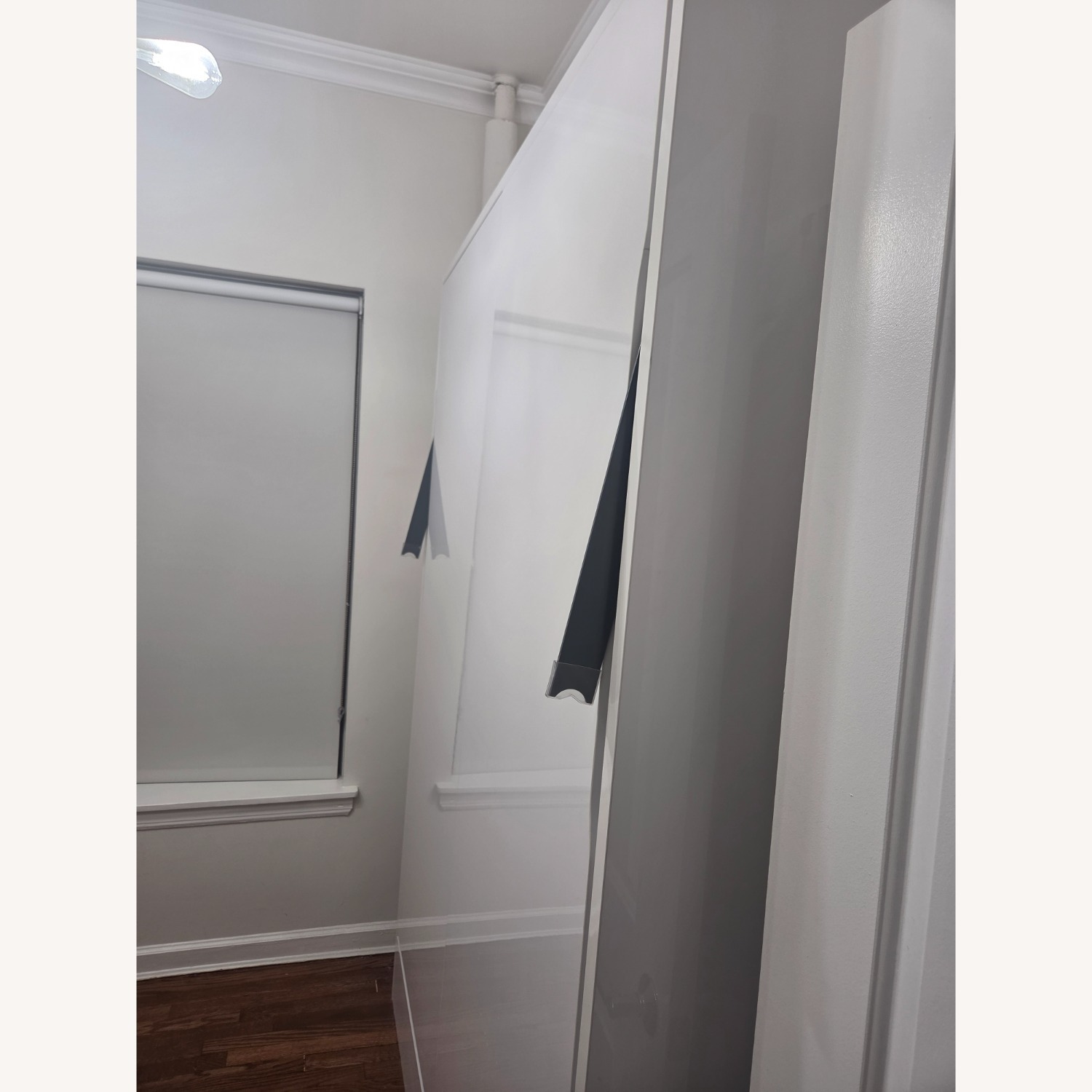 Hover Modern White Double Murphy Bed  - image-4