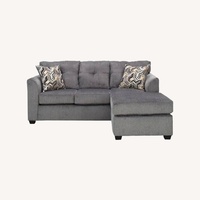 Raymour & Flanigan Dark Gray 3+ Seater Sofa