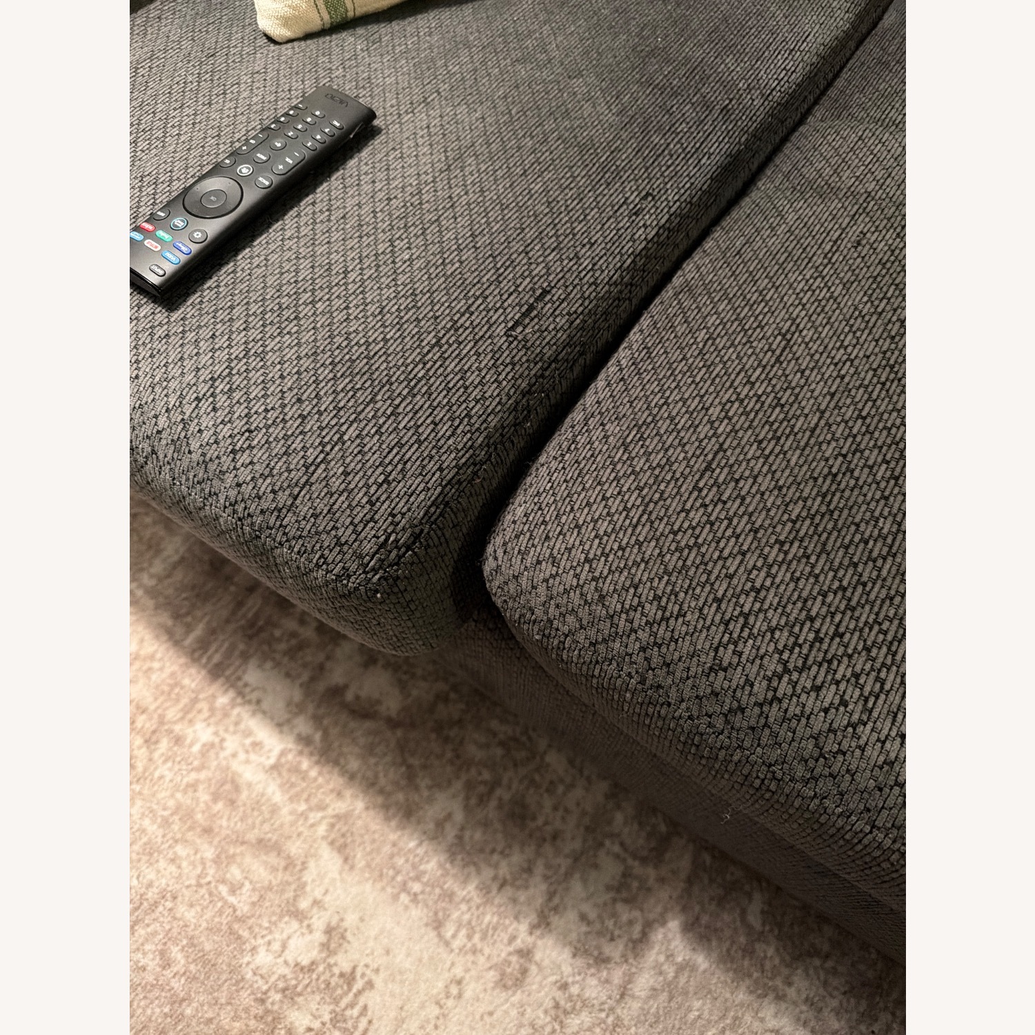 Raymour & Flanigan Dark Gray 3+ Seater Sofa - image-4