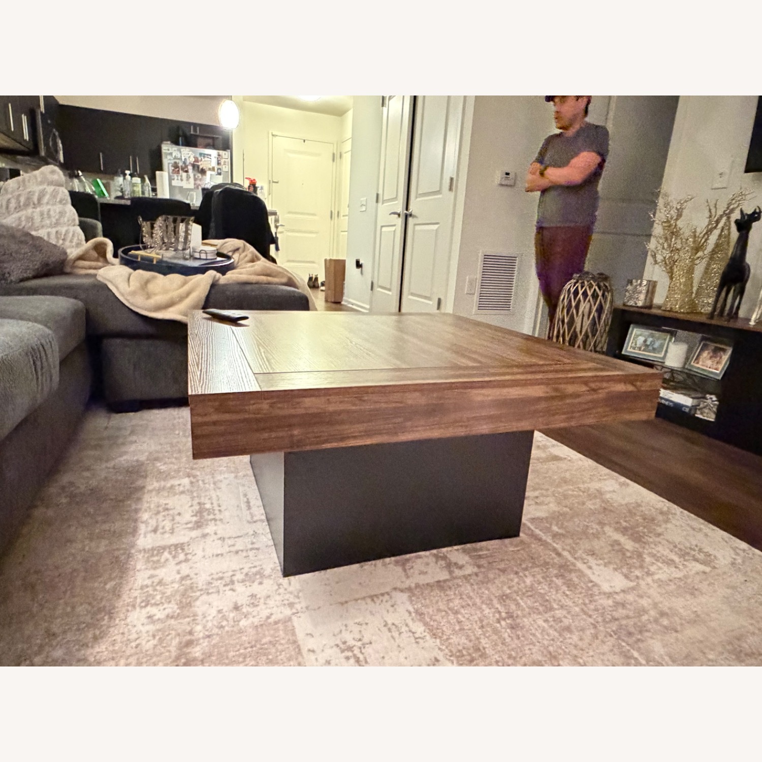 Amazon Dark Brown Coffee Table - image-3