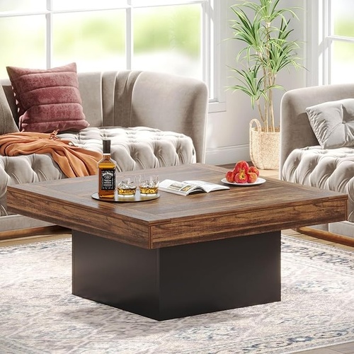 Used Amazon Dark Brown Coffee Table for sale on AptDeco