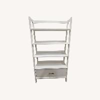 Crosley Furniture White Wood Bookcase