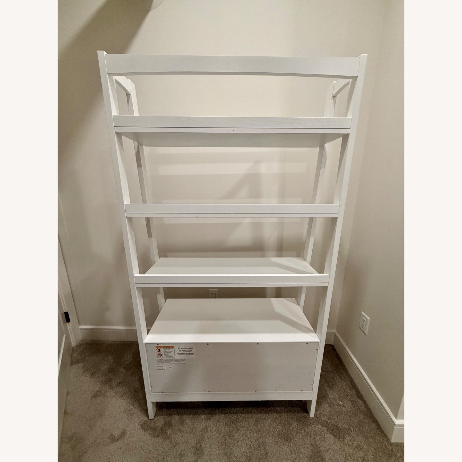 Crosley Furniture White Wood Bookcase - image-6