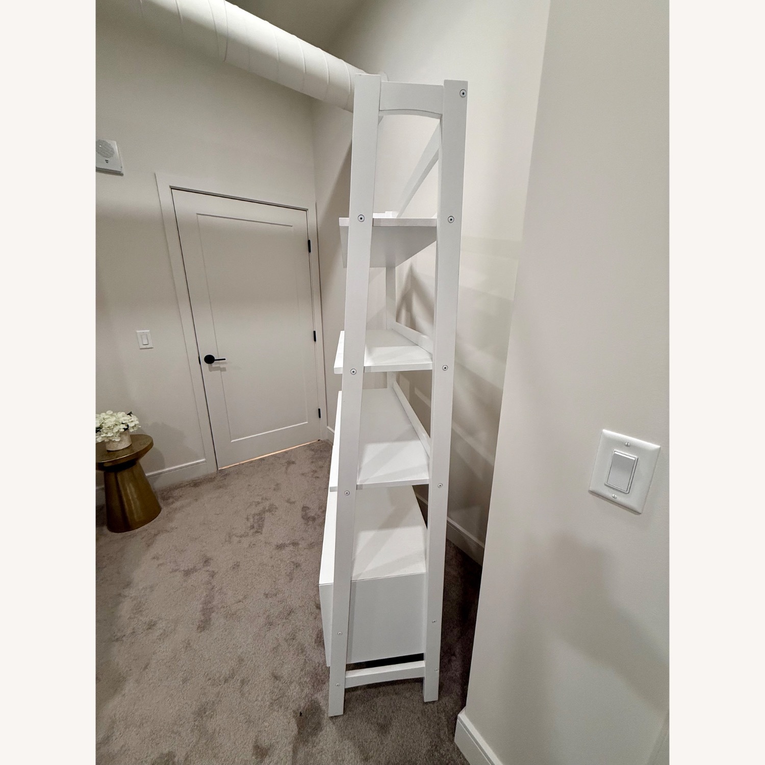 Crosley Furniture White Wood Bookcase - image-5