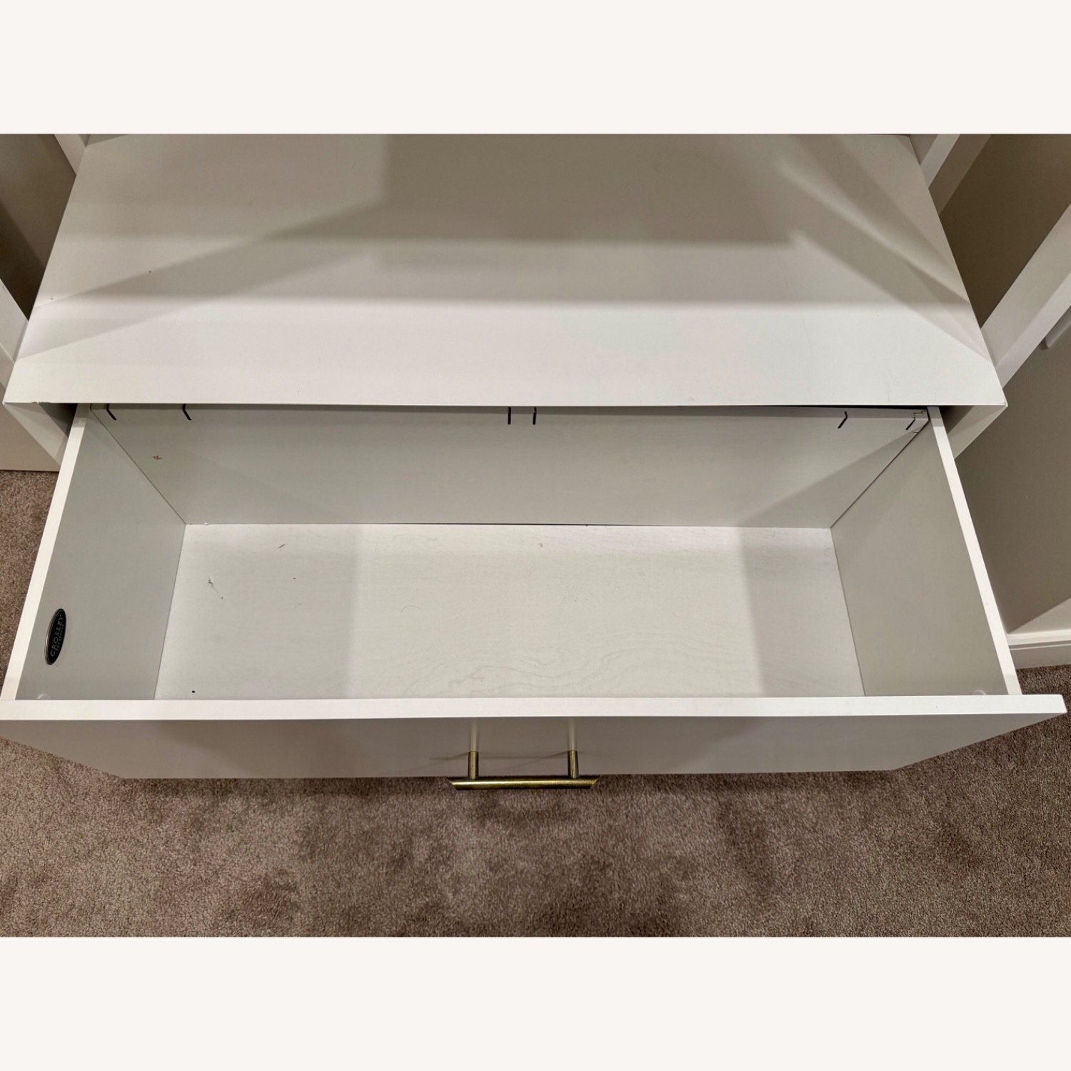 Crosley Furniture White Wood Bookcase - image-7