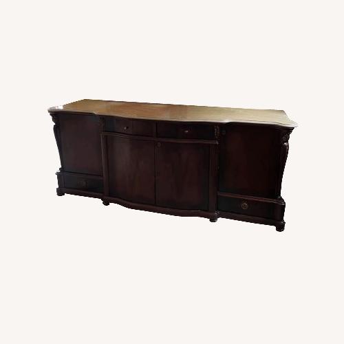 Used Dark Brown Marble Armoire for sale on AptDeco