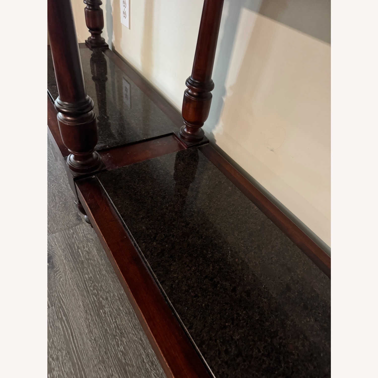 Marble Top Console Serving Table - image-4