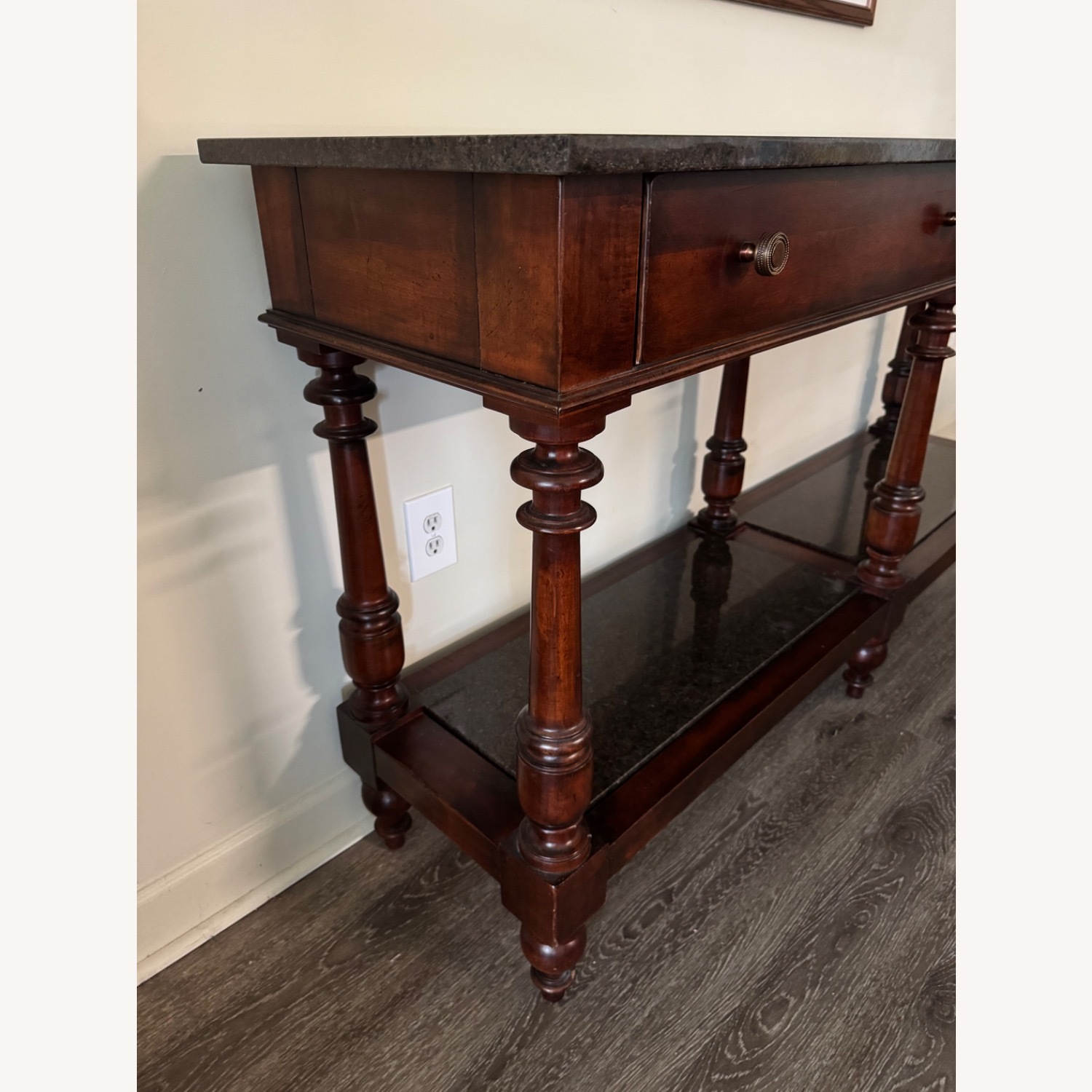 Marble Top Console Serving Table - image-6