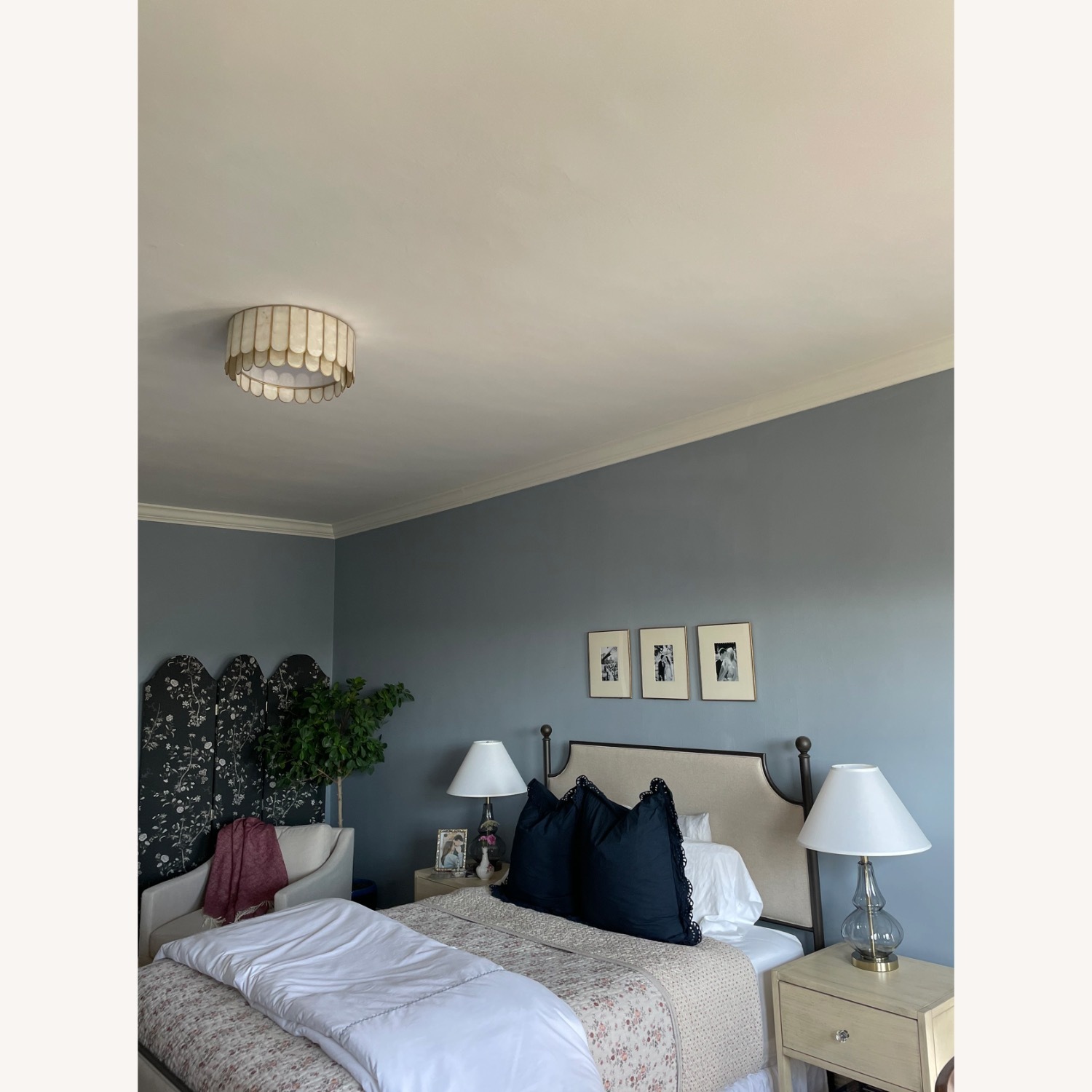 Wayfair Lark Manor Natural Metal Queen Bed - image-1