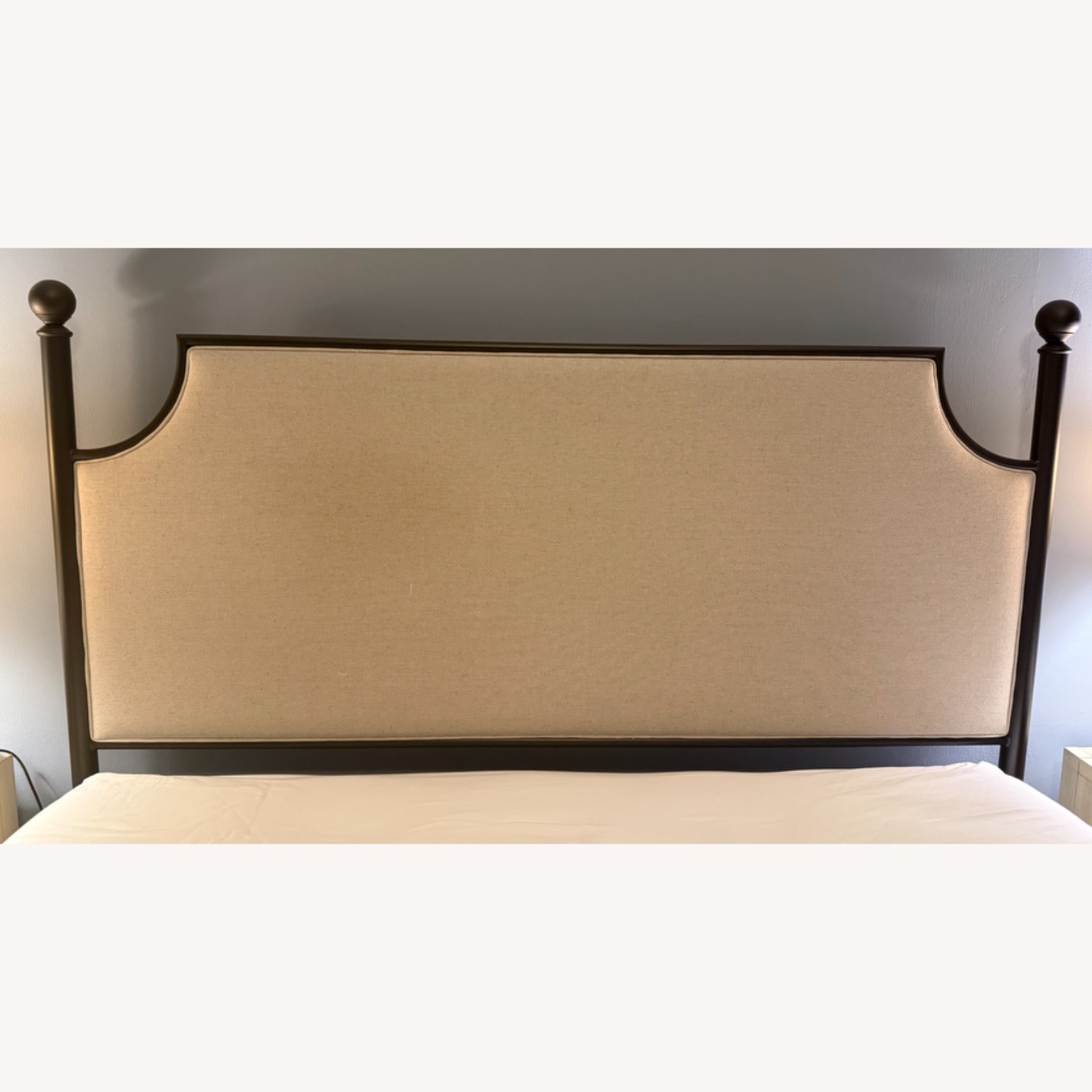 Wayfair Lark Manor Natural Metal Queen Bed - image-3