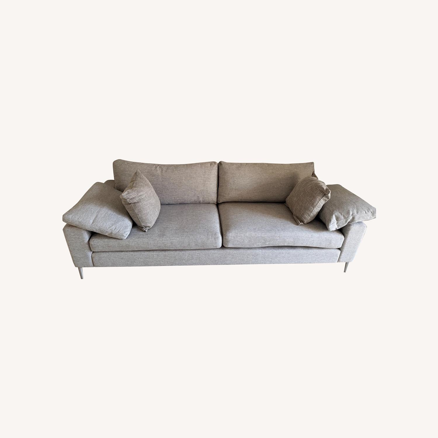 Article Nova Light Gray Fabric 2 Piece Sectional - image-0