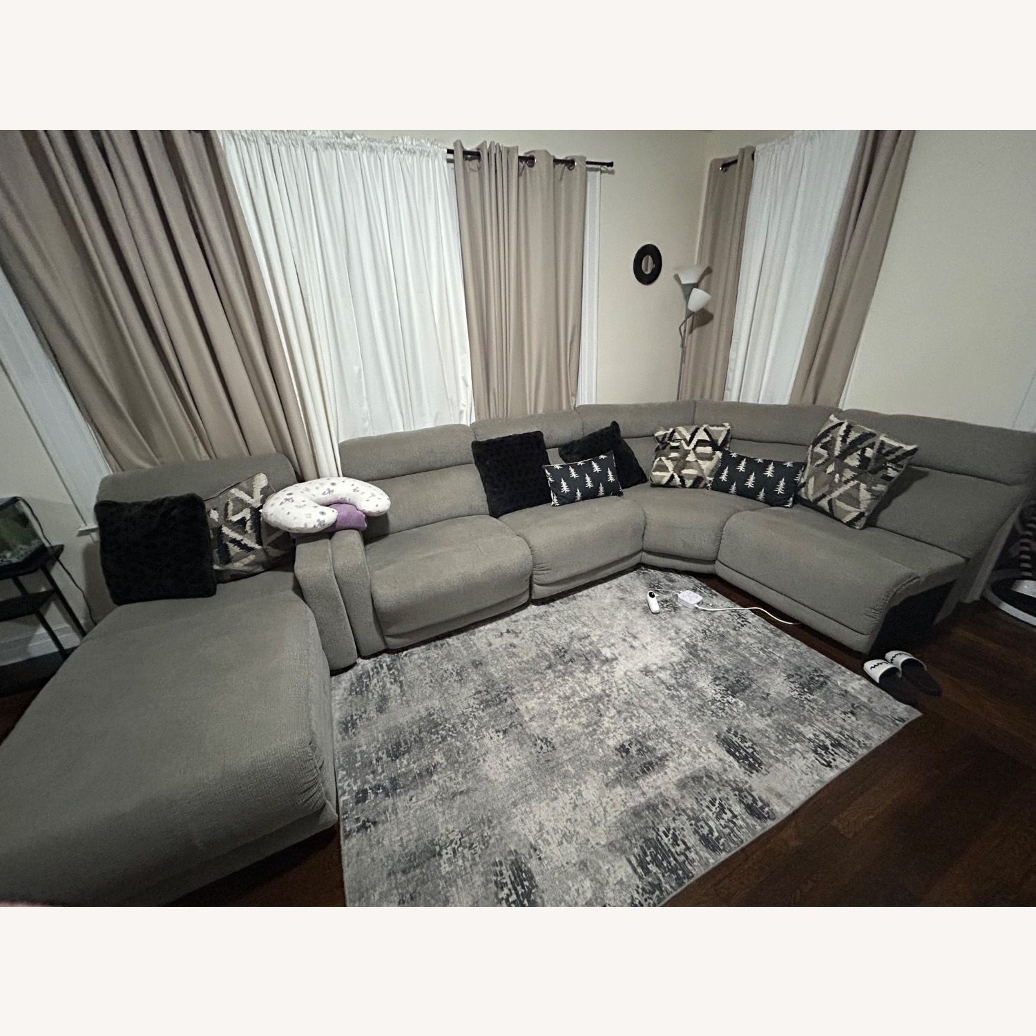 Design Within Reach Light Gray 3+ Piece Sectional - image-1