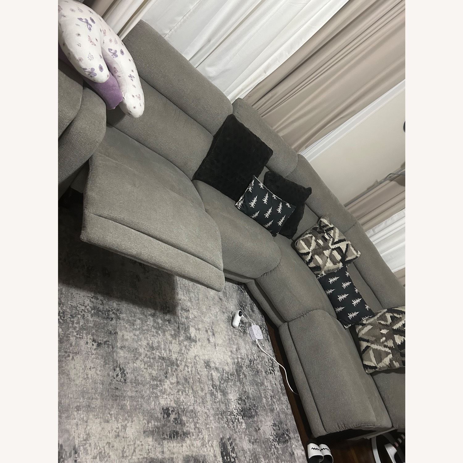 Design Within Reach Light Gray 3+ Piece Sectional - image-4