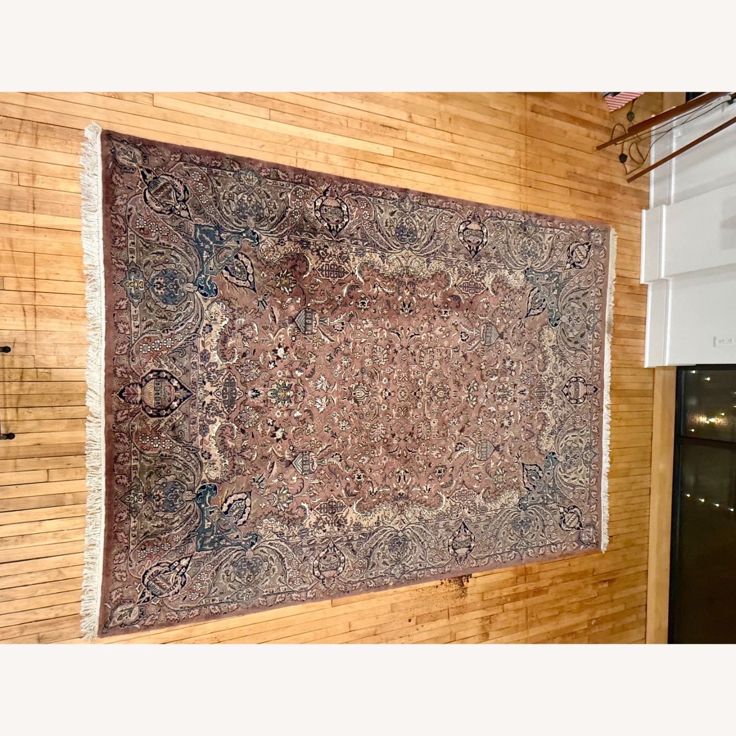 Large Hand-Knotted Wool Area Rug – 12’ x 8’ - image-2