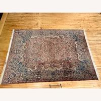 Large Hand-Knotted Wool Area Rug – 12’ x 8’