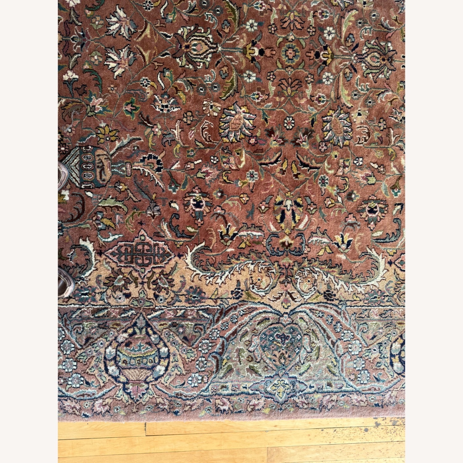 Large Hand-Knotted Wool Area Rug – 12’ x 8’ - image-11