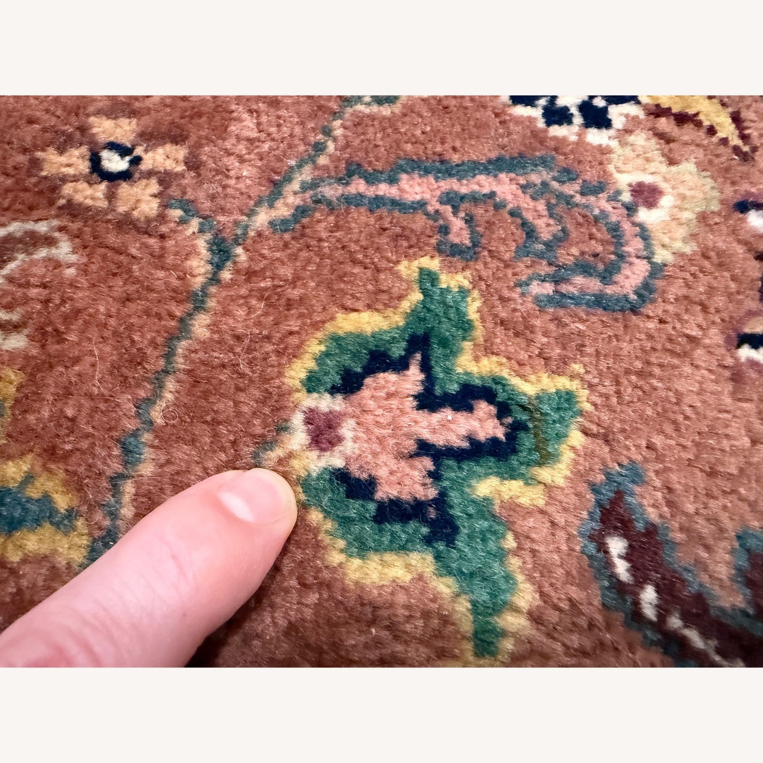 Large Hand-Knotted Wool Area Rug – 12’ x 8’ - image-10