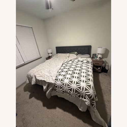 Used White King Bed for sale on AptDeco