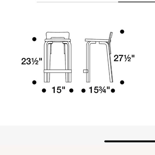 Used Artek Stools for sale on AptDeco