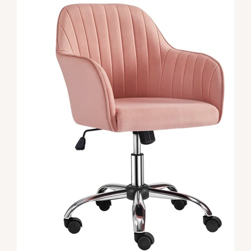 Used Wayfair Pink Swivel Chair for sale on AptDeco